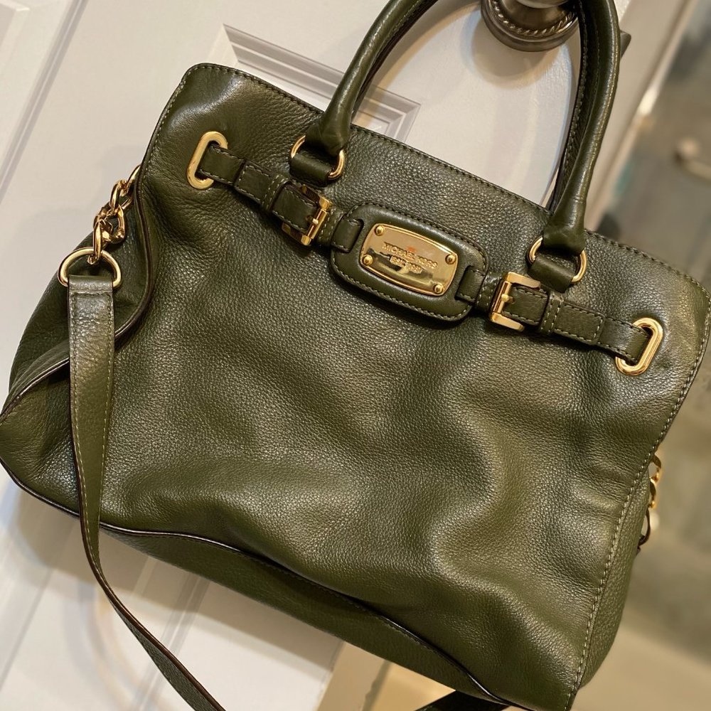 Olive Green Michael Kors Handbag!